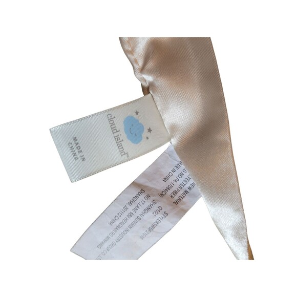 Cloud Island Infant Baby Lovey Security Blanket Lion Head Plush with Satin Trim - Picture 5 of 5